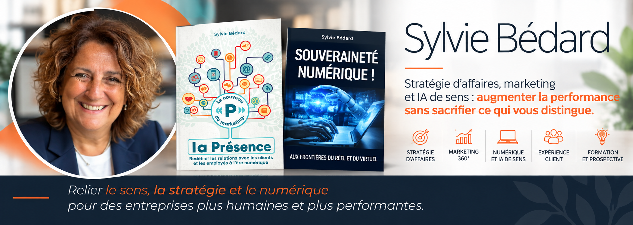 Bannière professionnelle de Sylvie Bédard